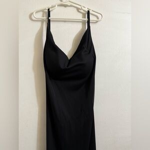 Vintage Zum‎ Zum by Niki Livas Black Spaghetti Strap Dress Size 5-6